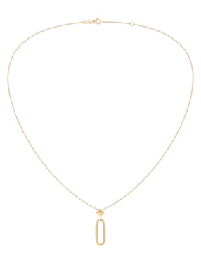 Collar ovalado Riccardo Orsato de oro 14 K
