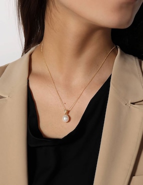 Dije ovalada Valessa de oro 14 K