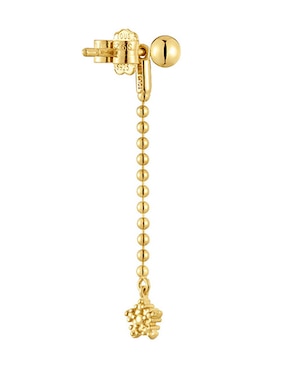Aretes Tous Grain de plata P 925 con acabado baño de oro