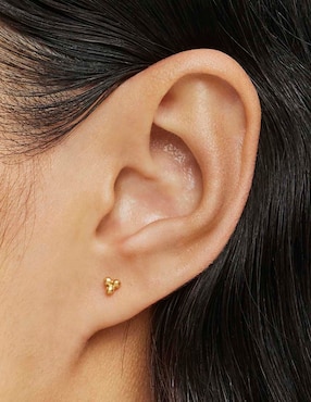 Aretes Tous de oro con acabado brillante