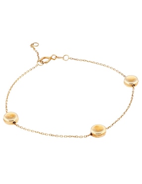 Pulsera Lusso de oro amarillo con acabado pulido