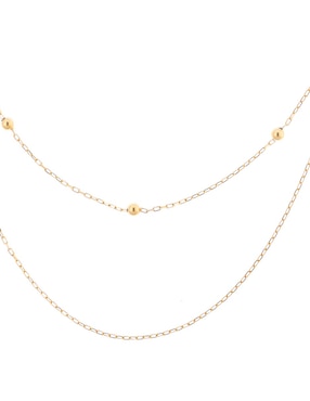 Collar Lusso Necklace de oro 14 K