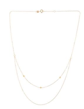 Collar Lusso Necklace de oro 14 K