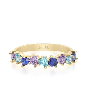 Churumbela De Oro 14 K Abba Joyas Zirconia