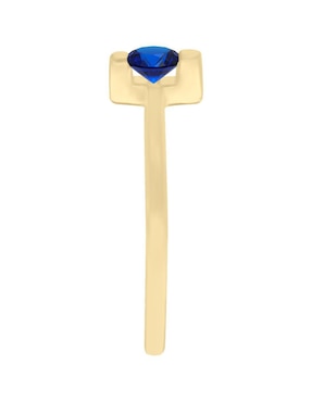 Anillo Fascinare Sole 14 k de oro amarillo zafiro brillante