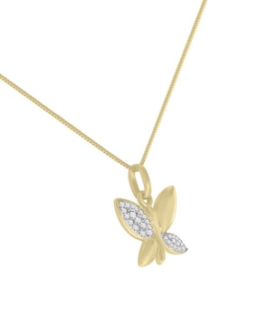 Colgante Y Dije de mariposa Fianelli vlinder de oro amarillo 14 K