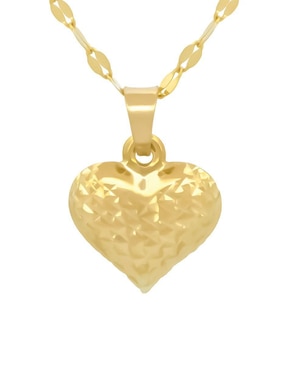 Collar de corazón Casa Del Anillo de oro 10 K