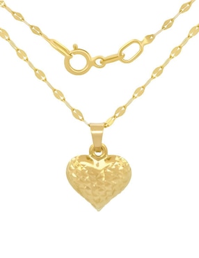 Collar de corazón Casa Del Anillo de oro 10 K