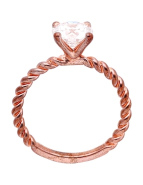 Anillo de compromiso de oro 14 k Ayla Unique diamante