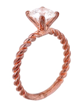 Anillo de compromiso de oro 14 k Ayla Unique diamante