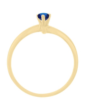 Anillo Fascinare Kaia 14 k de oro zafiro brillante
