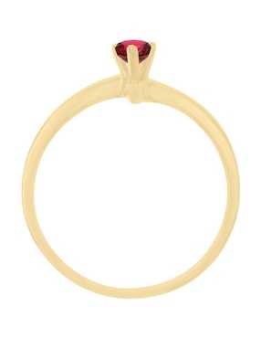 Anillo Fascinare Kaia 14 k de oro rubí brillante