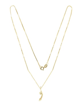 Colgante Y Dije de víbora Fianelli parsel de oro 14 K