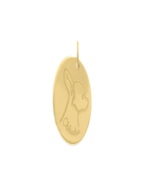 Dije de perro Fianelli de oro amarillo 14 K