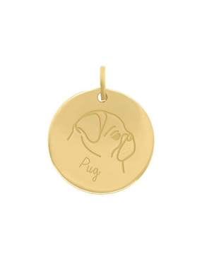 Dije De Perro Fianelli Pug De Oro 14 K