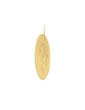 Dije de perro Fianelli pug de oro amarillo 14 K