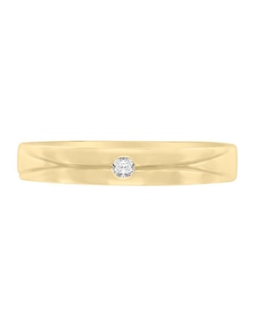 Argolla De Oro 14 K Klamore Diamante