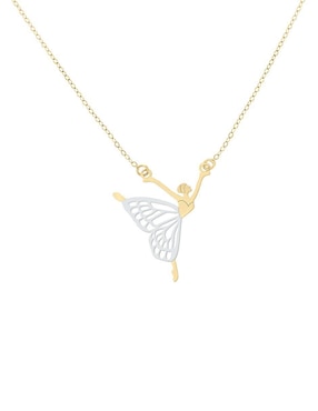 Colgante Y Dije de bailarina Fianelli aubrey de oro amarillo 14 K