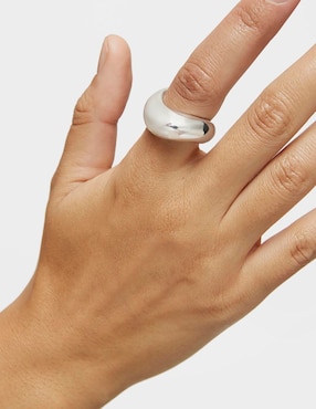 Anillo Tous Galia Basics P 925 de plata brillante