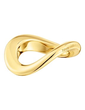 Anillo Tous Galia Basics de plata P 925 con acabado baño de oro