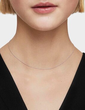 Collar de eslabones Tous de oro blanco 18 K