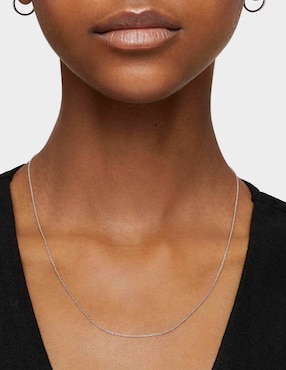 Collar de eslabones Tous de oro blanco 18 K