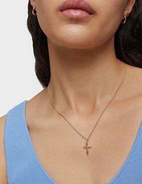 Dije de cruz Tous basics de oro amarillo 18 K