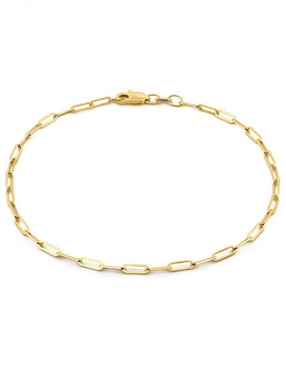 Pulsera Casa Del Anillo de oro 10 k con acabado liso