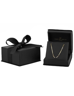 Pulsera Casa Del Anillo de oro 10 k con acabado liso