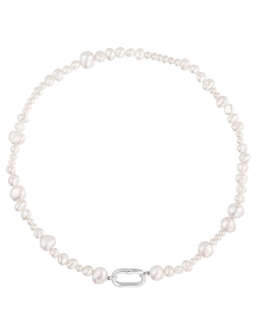 Collar Tous Hold Oval De Plata P925