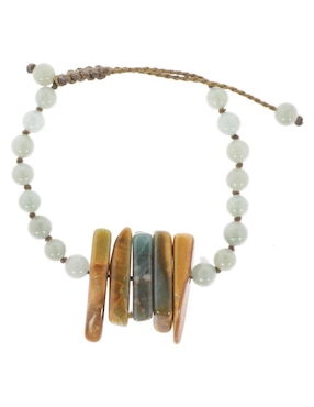 Aretes, collar y pulsera artesanal de Jade Rocio de la Mañana Tienda del Museo Nacional de Antropología
