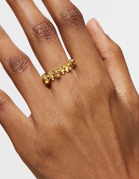 Anillo de oso Tous Bold Bear de plata P 925 con acabado baño de oro