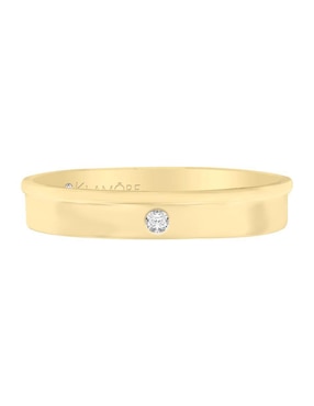 Argolla De Oro 14 K Klamore Diamante