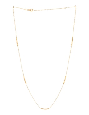 Collar Unoaerre de oro amarillo 14 K