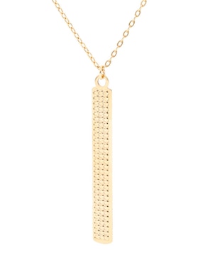 Collar con dije Unoaerre de oro 14 K