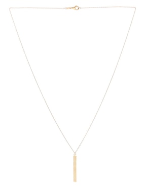 Collar con dije Unoaerre de oro 14 K
