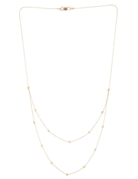 Collar Unoaerre Necklace de oro 14 K