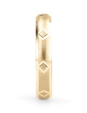 Argolla de oro amarillo 10 k Mano Forjada