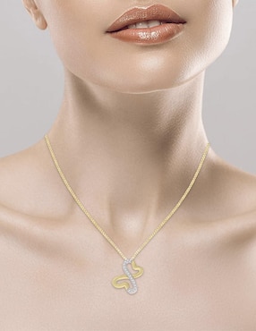 Colgante Y Dije Fianelli farin de oro amarillo 14 K