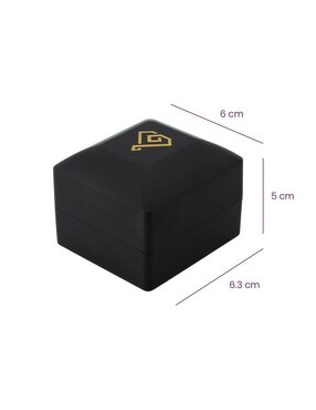 Anillo de compromiso de oro 18 k Abba Joyas moissanita