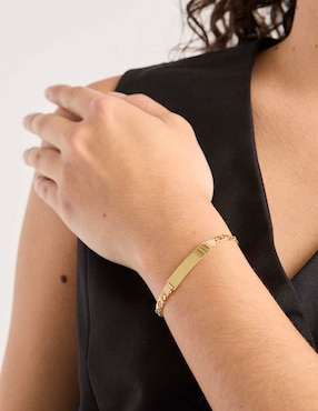 Esclava Fonelli de oro amarillo 14 K con acabado pulido