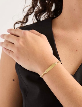 Esclava Fonelli de oro amarillo 14 K con acabado pulido