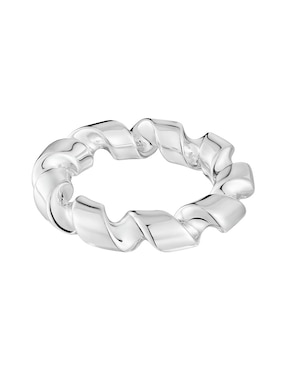 Anillo Tous Twisted P 925 de plata brillante