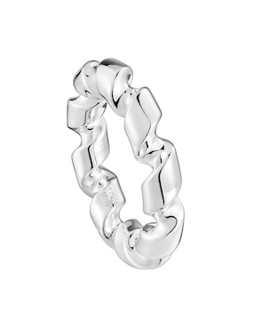 Anillo Tous Twisted P 925 de plata brillante
