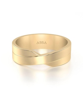 Argolla De Oro 14 K Abba Joyas