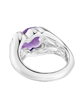 Anillo de oso Tous Bold Motif P 925 de plata amatista brillante