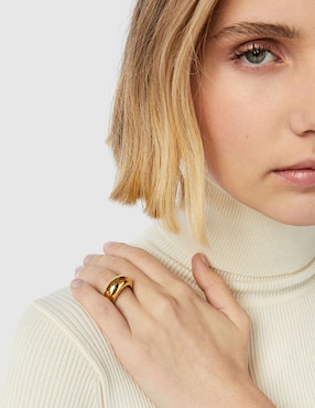 Anillo Tous Warm de plata P 925 con acabado baño de oro