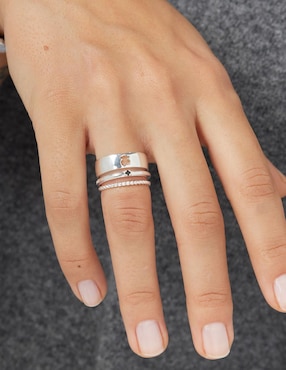 Set anillo Tous Ring Mix P 925 de plata espinela brillante