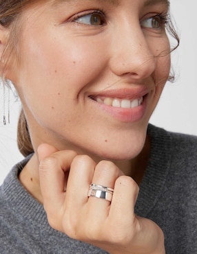 Set anillo Tous Ring Mix P 925 de plata espinela brillante
