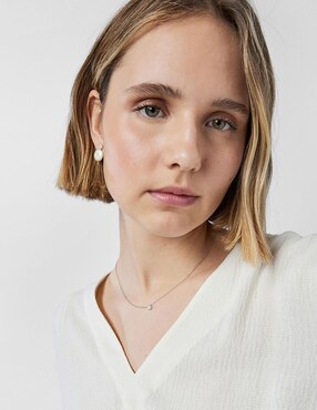 Collar Tous Alecia de oro blanco 18 K
